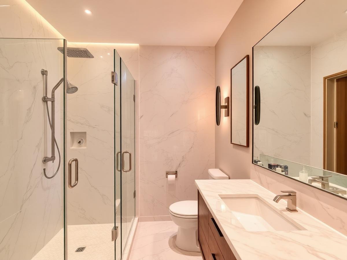 Salle de bain raffinée